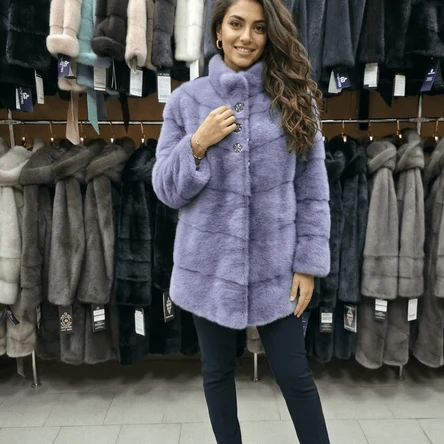 Полушубок норковый