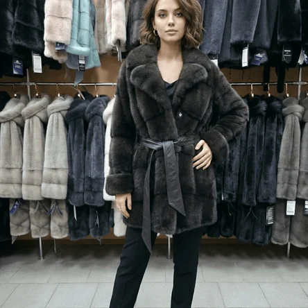 норковый полушубок