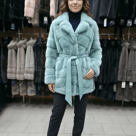 полушубок норковый