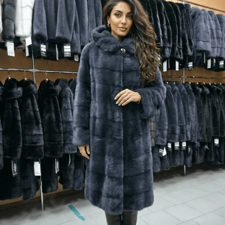 Шуба норковая модель рубашка