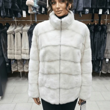 Норковый полушубок